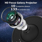 Night Light Galaxy Projector Starry Sky Projector 360 Rotate Planetarium Lamp for Kids Bedroom Valentines Day Gift Wedding Deco