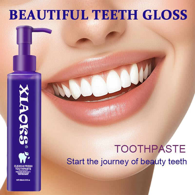 【Buy One, Get One Free】Xiaoks 150Ml Purple Cleansing Fresh Breath Toothpaste for Oral Hygiene Clean & Fresh Formula Oral Care Solution Daily