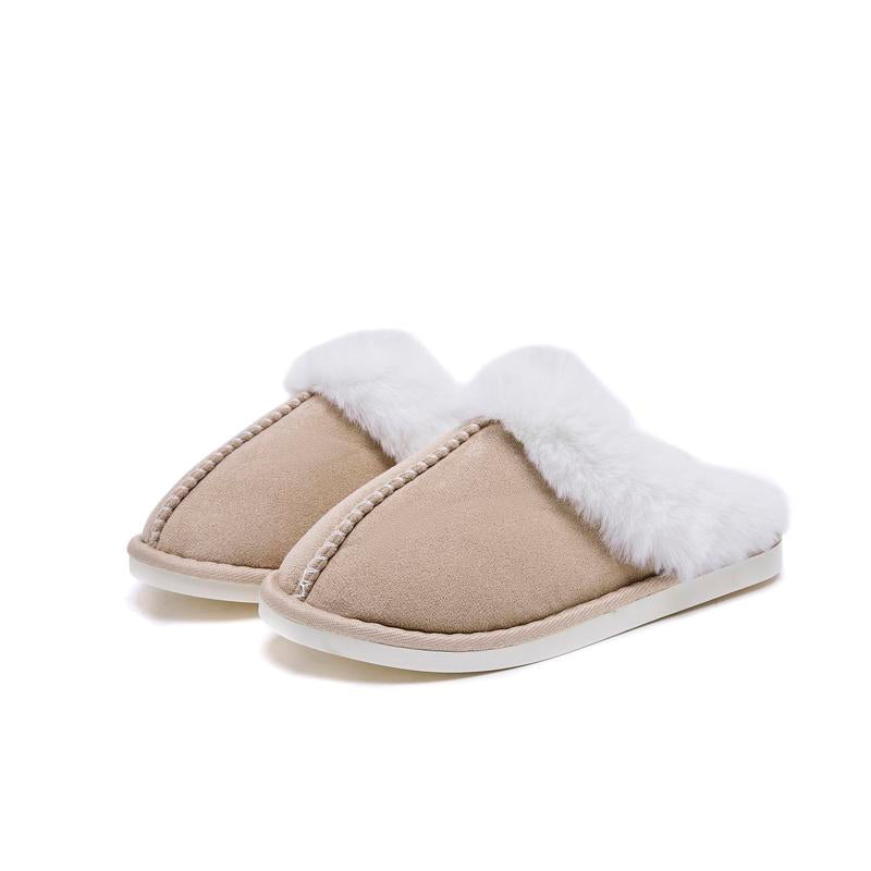 Winter Clog Slippers Casual Soft House Slippers Soft Anti-Skid Home Shoes