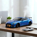 Hypercar Alarm Clock, Realistic Engine & Light Effects, Sports Car Ornament, Sports Car Alarm Clock with Crystal Clear LED Display Screen, the Best Gift for Cars Enthusiasts