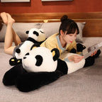 60Cm-120Cm Giant Panda Plush Toys Soft Sleep Pillow Cartoon Animal Bear Stuffed Baby Doll Classic Kids Birthday Christmas Gifts