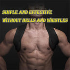 Fitness Heavy Shoulder Straps for Bench Presses & Shoulder Training Supportive & Stable Straps for Back Training & Chest Straightening Muscle Exercise Equipment