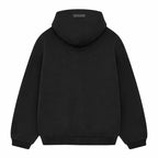 Oversized Hoodie 'Jet Black' - High-Quality Graphic Long Sleeve Sweatshirt for Men'S Casual Outdoor Wear, Oversized Fit, Comfortable & Durable - Menswear