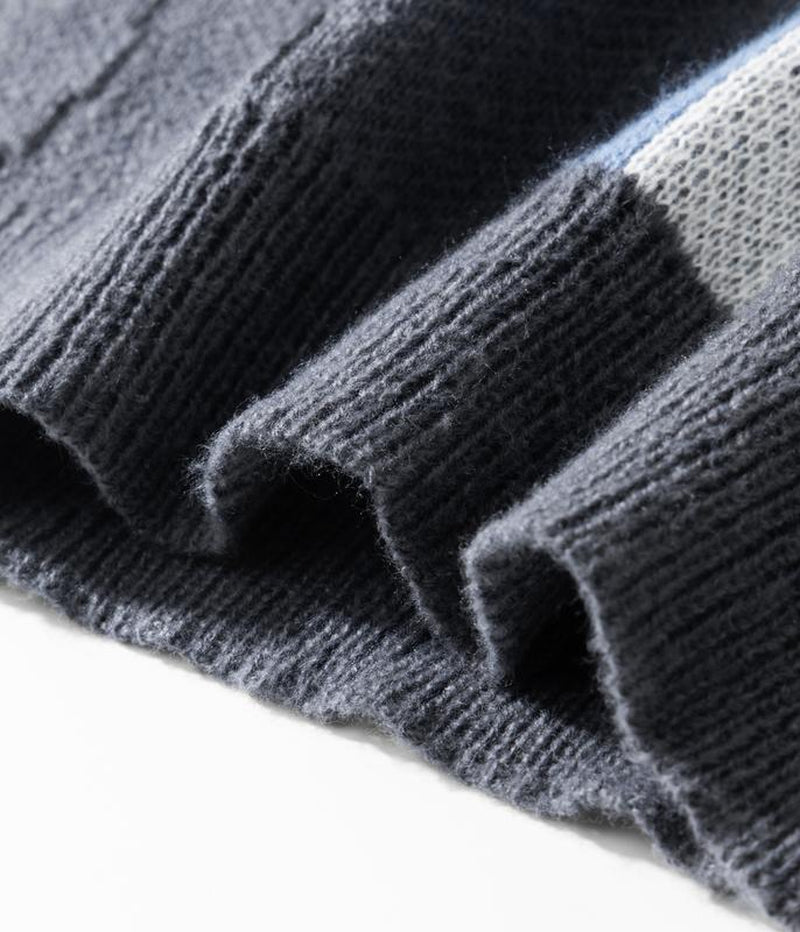 2026 #Springfresh Winter Cartoon Shark Crewneck Polyester Pullover Sweater Unisex Oversized Elegant Casual Streetwear Thick Knitwear Grey Fashion Sweaters Knitted