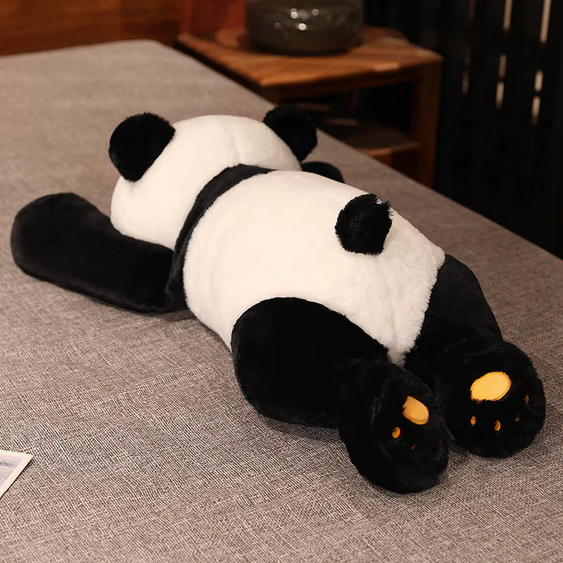 60Cm-120Cm Giant Panda Plush Toys Soft Sleep Pillow Cartoon Animal Bear Stuffed Baby Doll Classic Kids Birthday Christmas Gifts