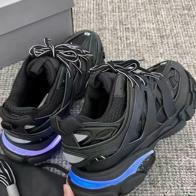 LED Shining Couples Sneakers Men'S and Women'S Casual Breathable Shoes Track Chunky Trainers Footwear Running Athletic
