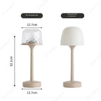 Mushroom Table Lamp with Water Ripple Projection Atmosphere Lights Hotel Bar Bedroom Living Room Desk Lamp Decorative Lighting