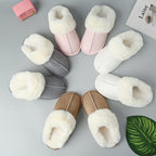 Winter Clog Slippers Casual Soft House Slippers Soft Anti-Skid Home Shoes